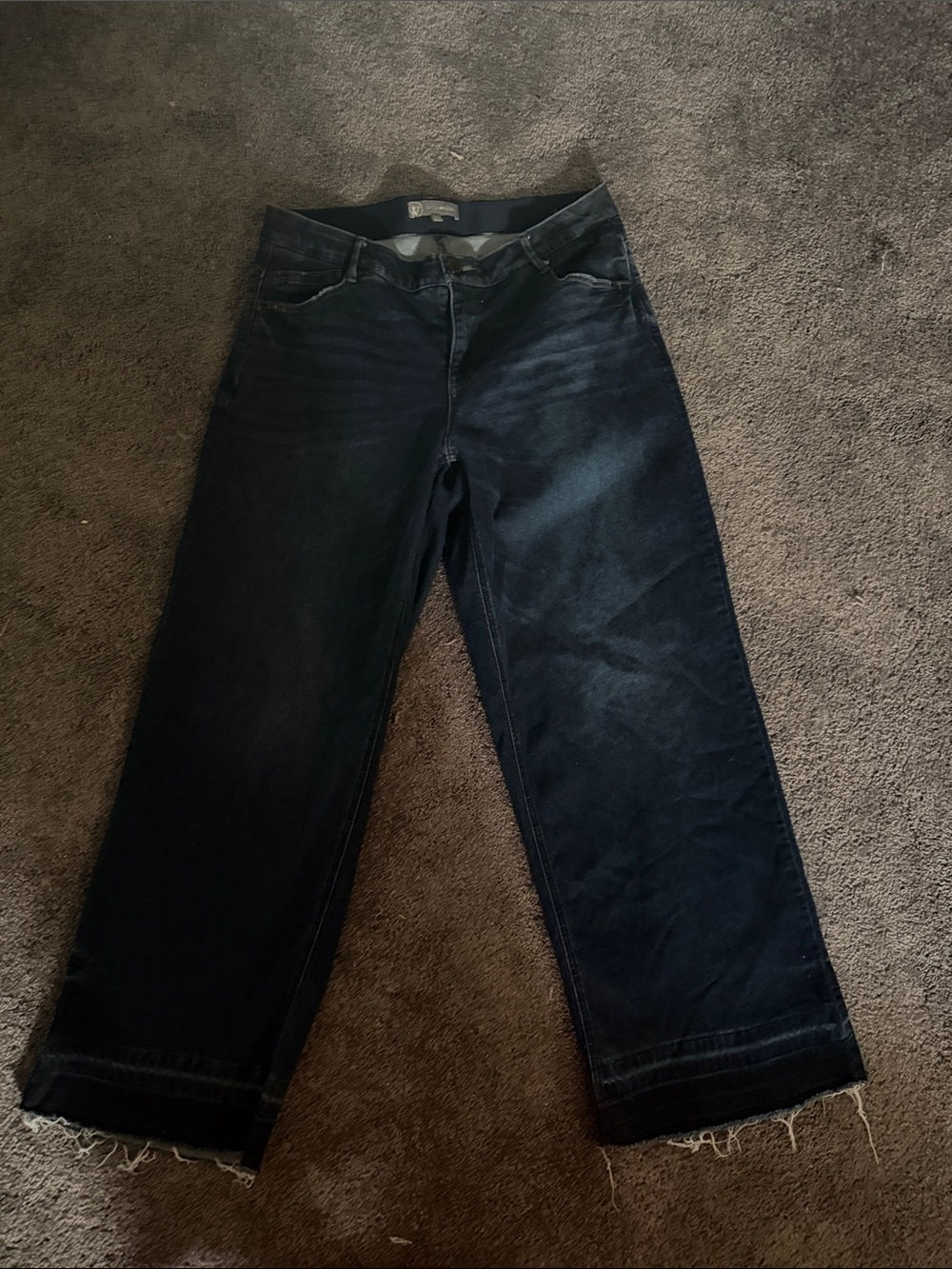 Wit & Wisdom Dark Blue Wide Leg Jeans